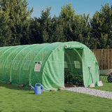 Greenhouse with Steel Frame Green 30 m? 10x3x2 m