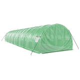 Greenhouse with Steel Frame Green 42 m? 14x3x2 m