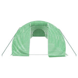 Greenhouse with Steel Frame Green 48 m? 16x3x2 m