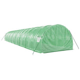 Greenhouse with Steel Frame Green 48 m? 16x3x2 m