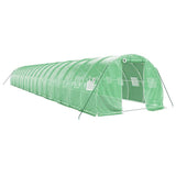 Greenhouse with Steel Frame Green 54 m? 18x3x2 m