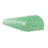 Greenhouse with Steel Frame Green 54 m? 18x3x2 m