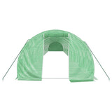 Greenhouse with Steel Frame Green 60 m² 20x3x2 m