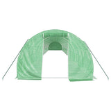 Greenhouse with Steel Frame Green 66 m² 22x3x2 m - Top-Down View