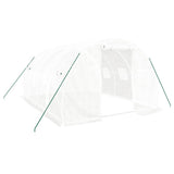 Greenhouse with Steel Frame White 12 m? 4x3x2 m
