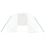 Greenhouse with Steel Frame White 12 m? 4x3x2 m