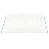 Greenhouse with Steel Frame White 12 m? 4x3x2 m