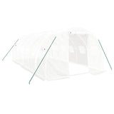 Greenhouse with Steel Frame White 18 m? 6x3x2 m