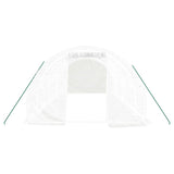 Greenhouse with Steel Frame White 18 m? 6x3x2 m