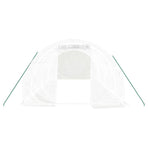 Greenhouse with Steel Frame White 18 m? 6x3x2 m