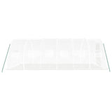 Greenhouse with Steel Frame White 18 m? 6x3x2 m