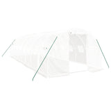 Greenhouse with Steel Frame White 24 m? 8x3x2 m