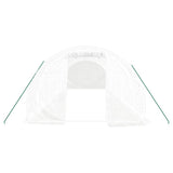 Greenhouse with Steel Frame White 24 m? 8x3x2 m