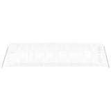 Greenhouse with Steel Frame White 24 m² 8x3x2 m - 45-Degree Angle