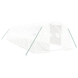 Greenhouse with Steel Frame White 30 m? 10x3x2 m