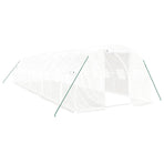 Greenhouse with Steel Frame White 30 m? 10x3x2 m