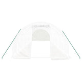 Greenhouse with Steel Frame White 30 m? 10x3x2 m