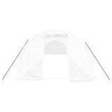 Greenhouse with Steel Frame White 36 m? 12x3x2 m