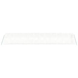 Greenhouse with Steel Frame White 36 m² 12x3x2 m - 45-Degree Angle