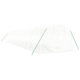 Greenhouse with Steel Frame White 42 m? 14x3x2 m