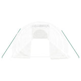 Greenhouse with Steel Frame White 42 m? 14x3x2 m
