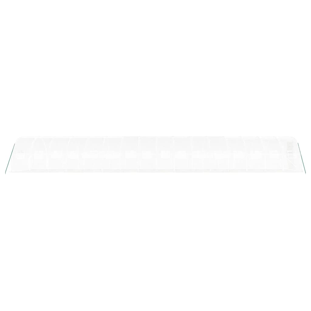 Greenhouse with Steel Frame White 48 m? 16x3x2 m