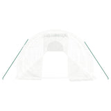 Greenhouse with Steel Frame White 54 m? 18x3x2 m