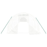 Greenhouse with Steel Frame White 54 m² 18x3x2 m - Top-Down View