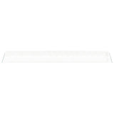 Greenhouse with Steel Frame White 54 m² 18x3x2 m - 45-Degree Angle