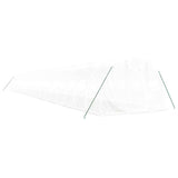 Greenhouse with Steel Frame White 60 m² 20x3x2 m - Side View