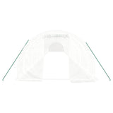 Greenhouse with Steel Frame White 60 m² 20x3x2 m - Top-Down View