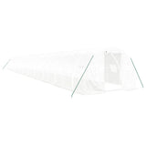 Greenhouse with Steel Frame White 66 m? 22x3x2 m