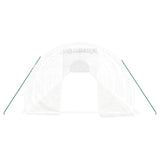 Greenhouse with Steel Frame White 66 m² 22x3x2 m - Top-Down View