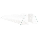 Greenhouse with Steel Frame White 72 m? 24x3x2 m
