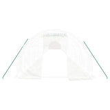 Greenhouse with Steel Frame White 72 m² 24x3x2 m - Top-Down View