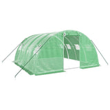 Greenhouse with Steel Frame Green 16 m? 4x4x2 m