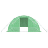 Greenhouse with Steel Frame Green 16 m? 4x4x2 m
