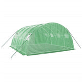 Greenhouse with Steel Frame Green 16 m² 4x4x2 m - Rear View