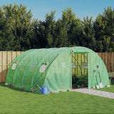 Greenhouse with Steel Frame Green 16 m? 4x4x2 m