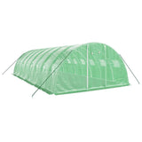 Greenhouse with Steel Frame Green 32 m² 8x4x2 m - Side View