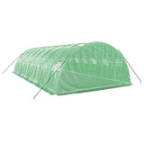 Greenhouse with Steel Frame Green 32 m? 8x4x2 m