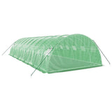 Greenhouse with Steel Frame Green 40 m? 10x4x2 m