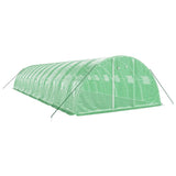 Greenhouse with Steel Frame Green 48 m? 12x4x2 m