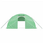 Greenhouse with Steel Frame Green 56 m? 14x4x2 m