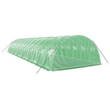 Greenhouse with Steel Frame Green 56 m? 14x4x2 m