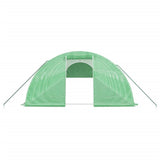 Greenhouse with Steel Frame Green 64 m? 16x4x2 m