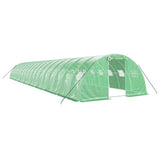Greenhouse with Steel Frame Green 72 m? 18x4x2 m
