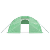 Greenhouse with Steel Frame Green 72 m? 18x4x2 m