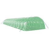 Greenhouse with Steel Frame Green 72 m? 18x4x2 m