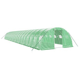 Greenhouse with Steel Frame Green 80 m² 20x4x2 m